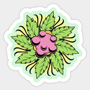 Floral Flower Vintage Sticker